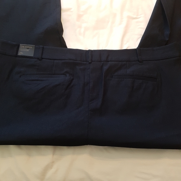 Lane Bryant women's size 28 navy blue dress pant The Sophie NWT - Picture 8 of 8